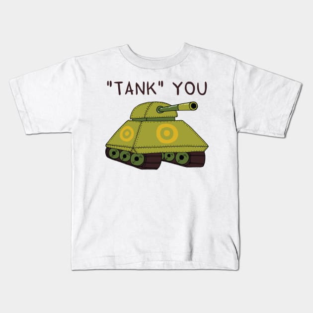 Tank you Kids T-Shirt by adrianserghie